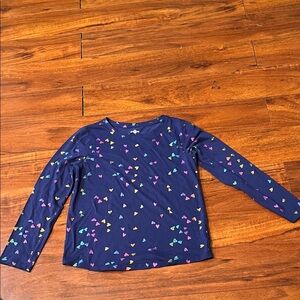 Colorful Heart Pattern Kids Shirt